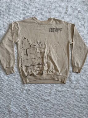 Peanuts Snoopy Crewneck Sweater Sz S